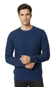 Tom Penn Crew Neck Sweater - Navy