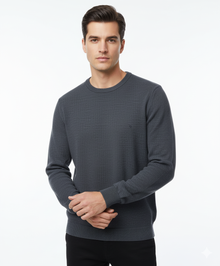 Tom Penn Crew Neck Sweater - Indigo