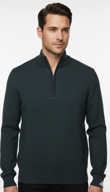 White Label Taylor Half Zip Sweater - Green