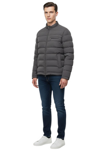 Remus Uomo Kaleb Quilted Jacket - Grey