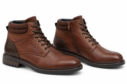 Wrangler George Men High Ankle Boots - Tortoise Shell