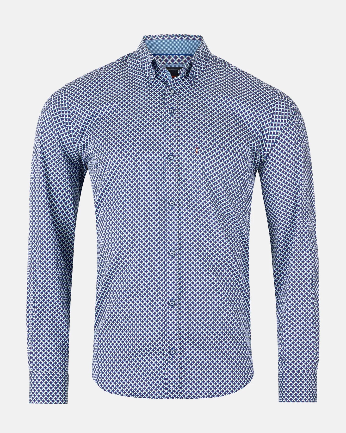 Andre Georgia Long Sleeve Casual Shirt - Green