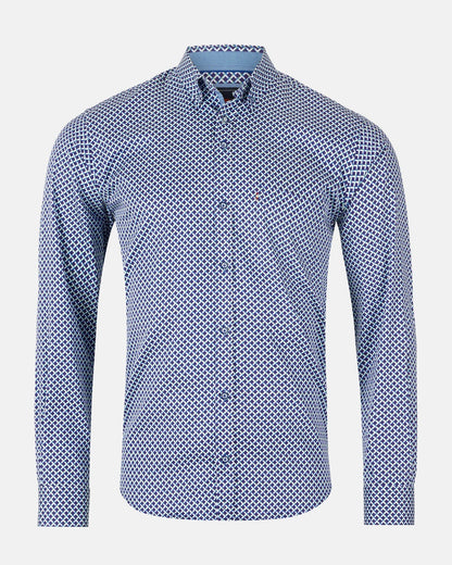 Andre Georgia Long Sleeve Casual Shirt - Green