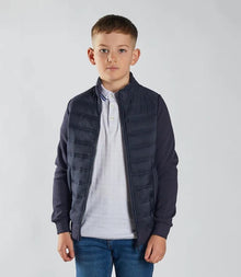 Boys Diesel Gibson Padded Hybrid Casual Jacket  - Navy