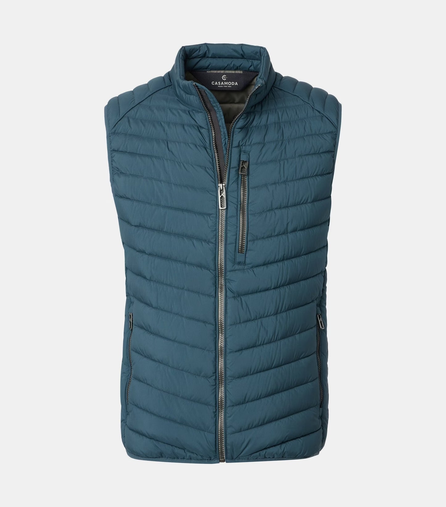 Casa Moda Quilted Gilet - Blue