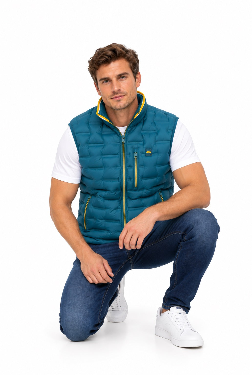 Dario Beltran Light Weight Gilet - Dark Teal