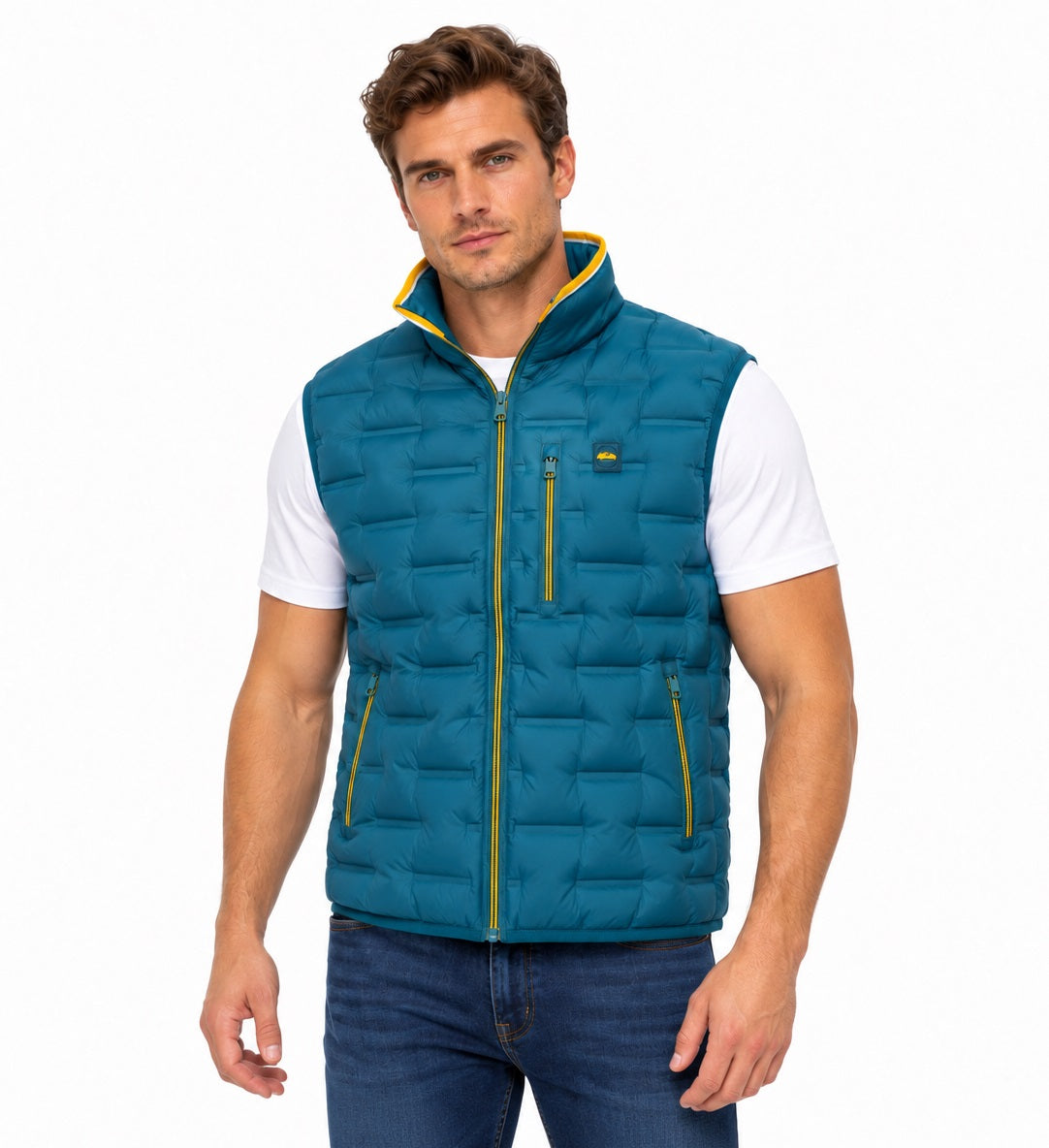 Dario Beltran Light Weight Gilet - Dark Teal