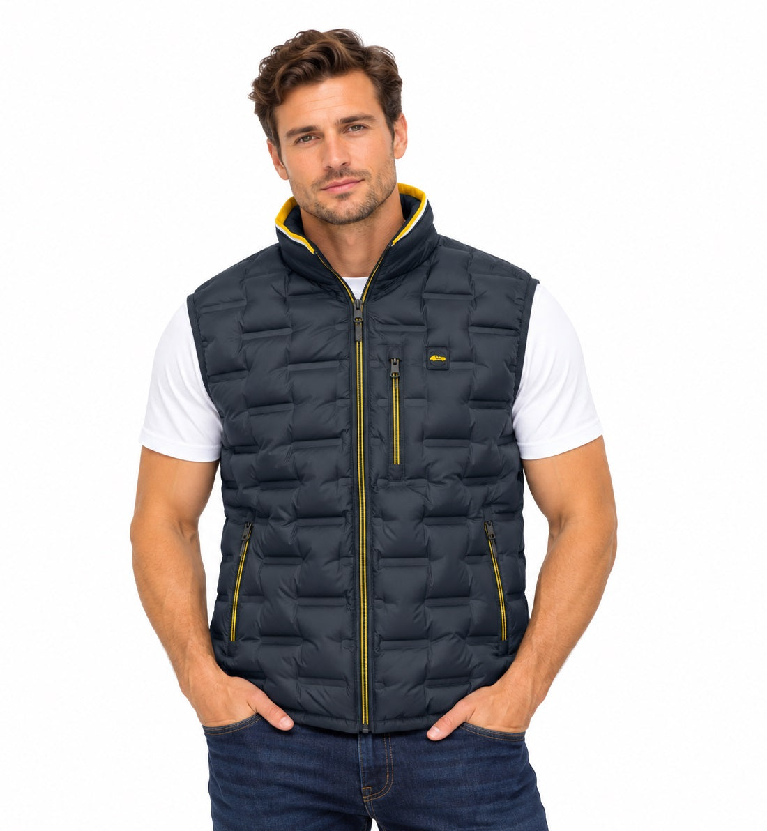 Dario Beltran Light Weight Gilet - Navy