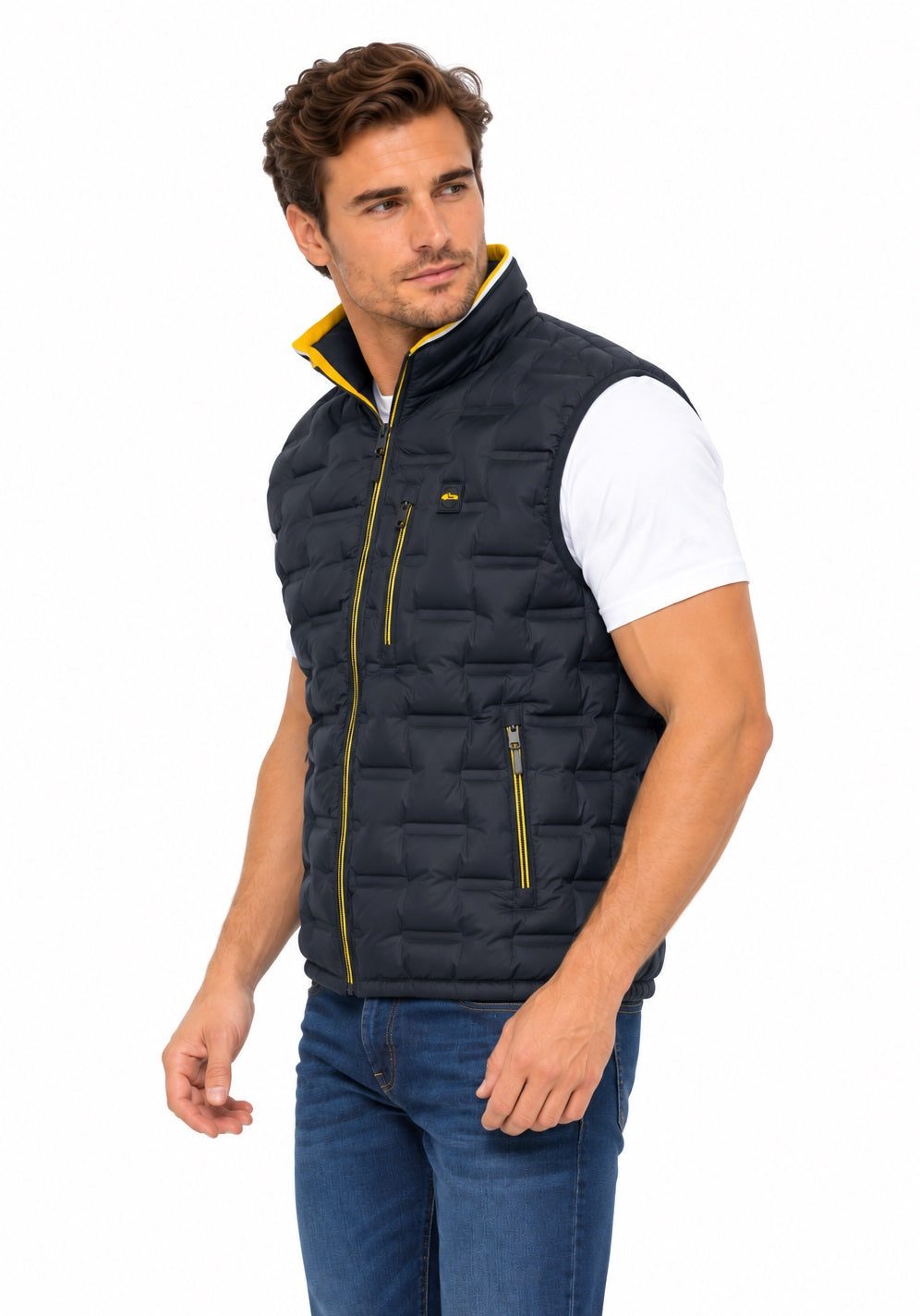 Dario Beltran Light Weight Gilet - Navy
