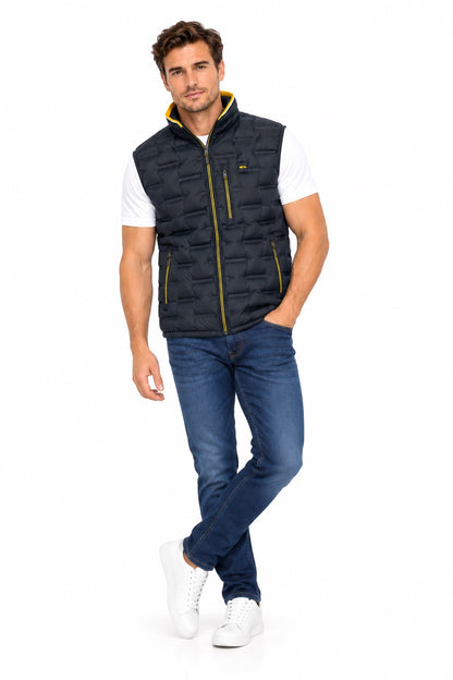 Dario Beltran Light Weight Gilet - Navy