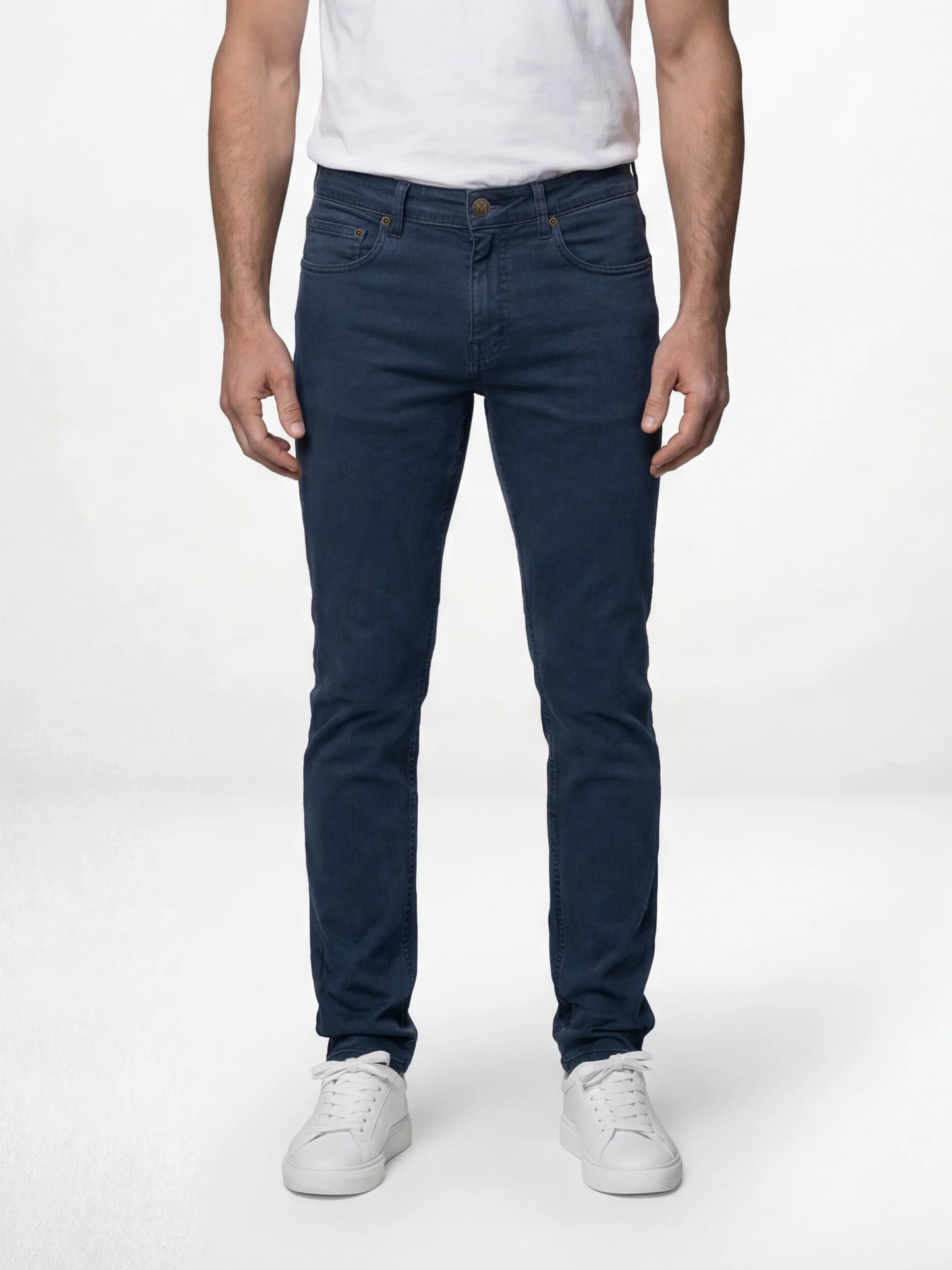 Mish Mash Glacier Tapered Fit Jean - Navy Denim