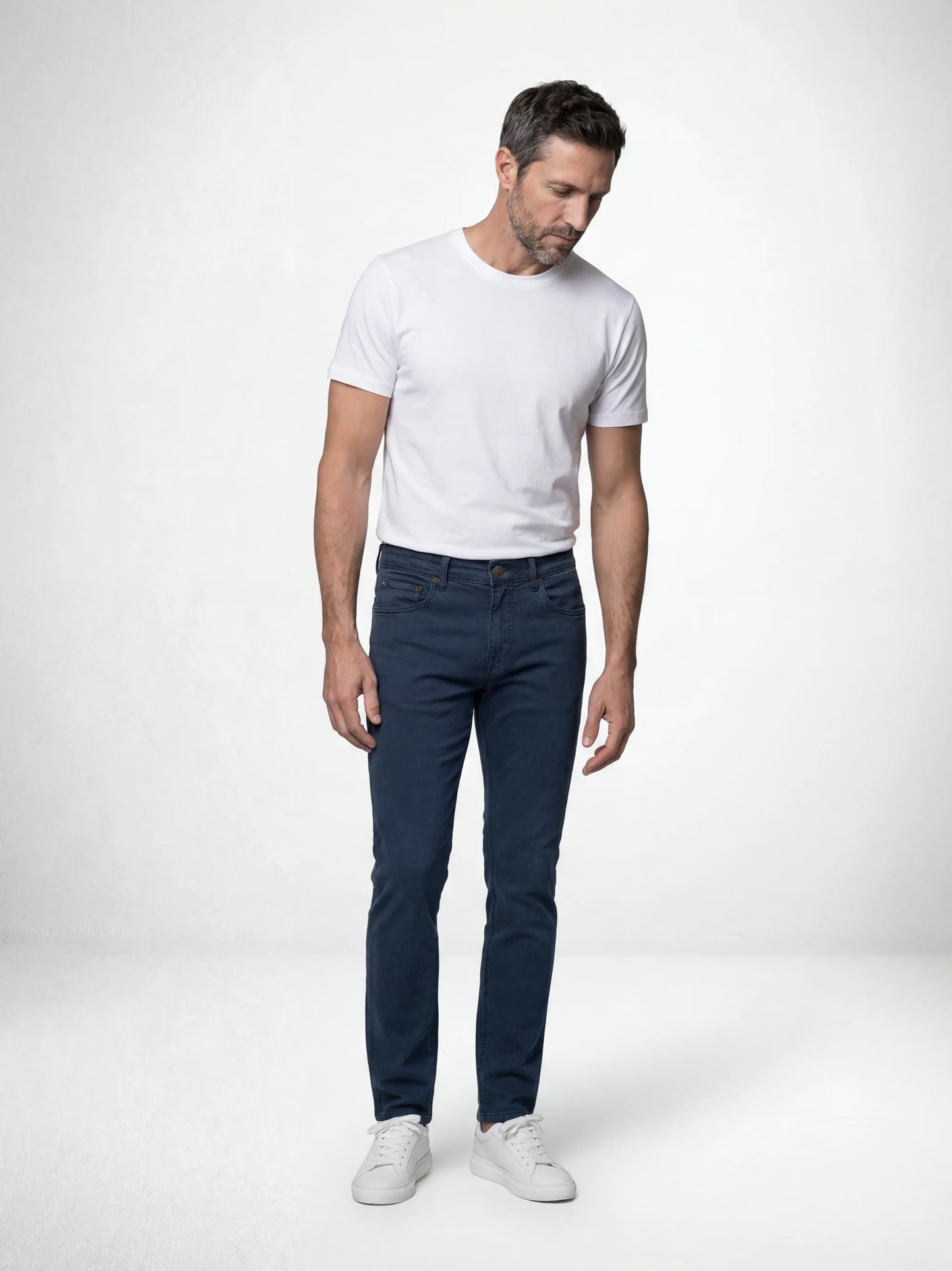Mish Mash Glacier Tapered Fit Jean - Navy Denim