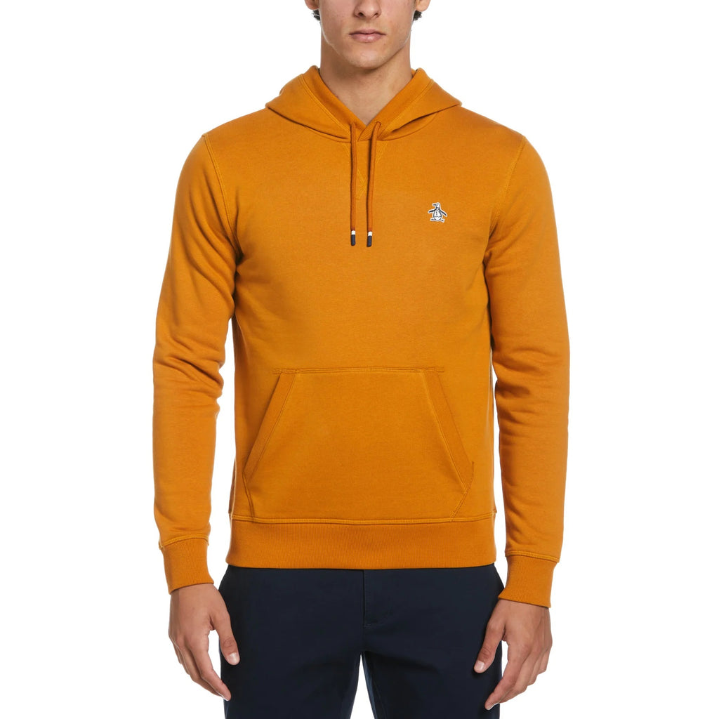 Original Penguin Sticker Pete Pullover Fleece Hoodie - Sudan Brown