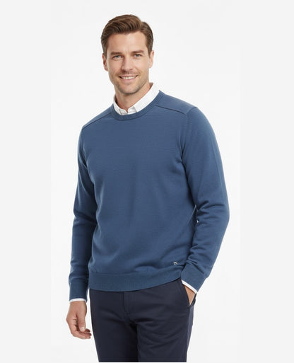 Daniel Grahame Crew Neck sweater 262 - Dark Blue