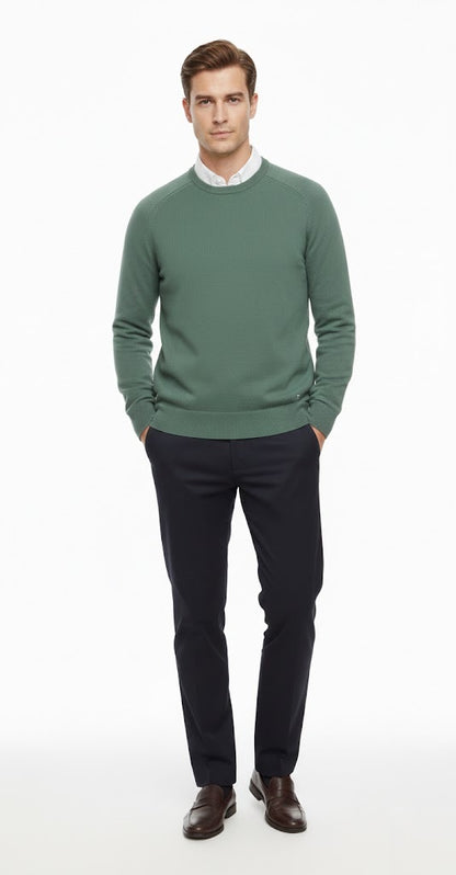 Daniel Grahame Crew Neck sweater 36 - Green