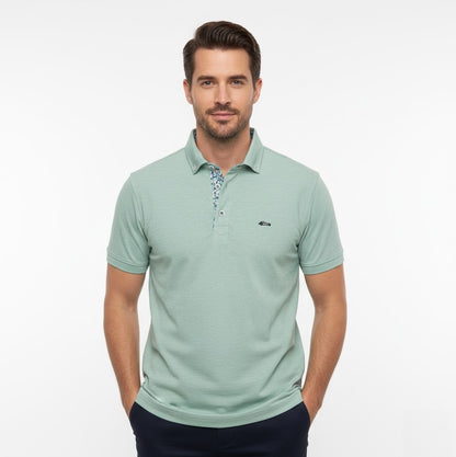 Dario Beltran Short Sleeve Polo - Green