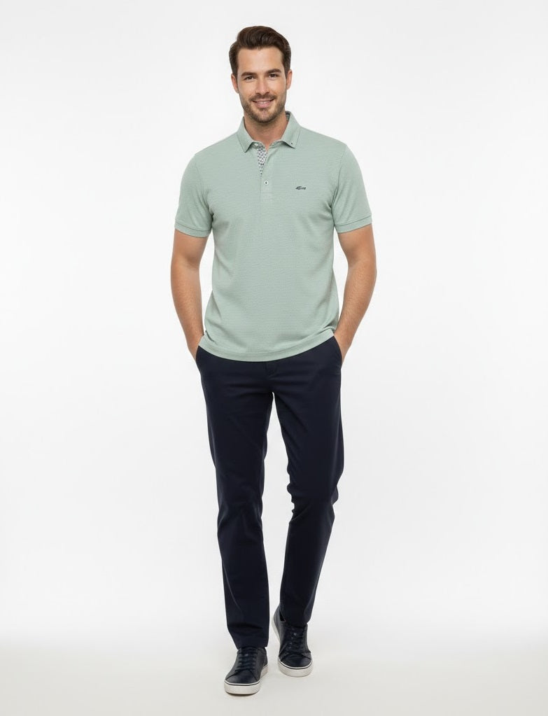 Dario Beltran Short Sleeve Polo - Green
