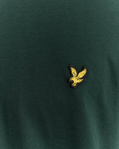 Lyle & Scott Cotton Crew Neck  T-Shirt - Dark Green