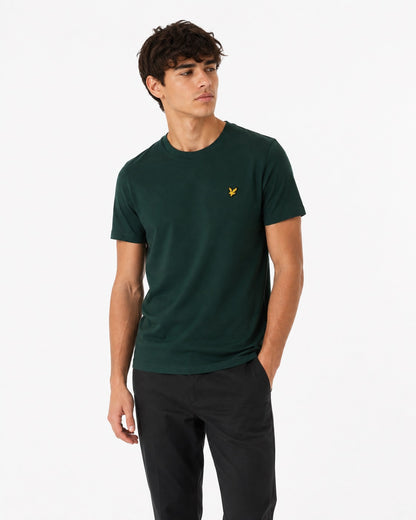 Lyle & Scott Cotton Crew Neck  T-Shirt - Dark Green