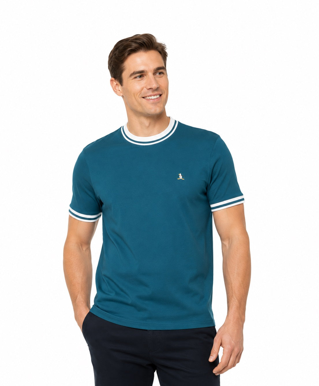 Original Penguin Icons Pique T-Shirt - Reflecting Pond