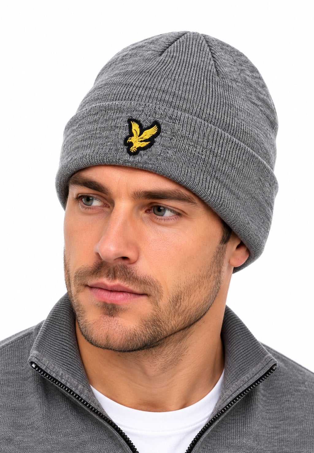 Lyle & Scott Basic Beanie - Grey Marl