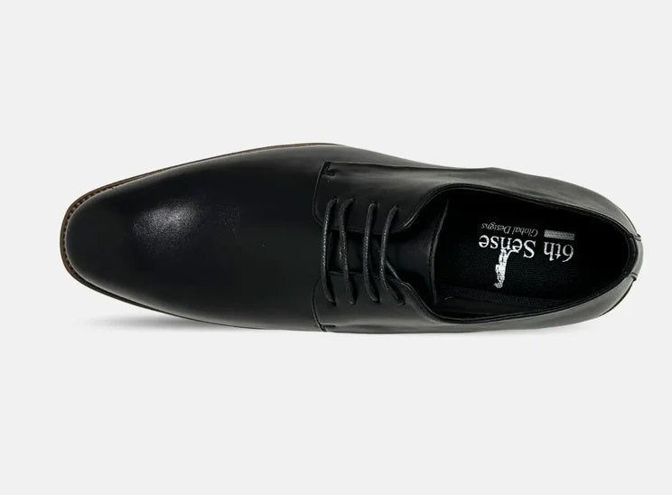 6th Sense Guitar Laced Dress Shoe - Black