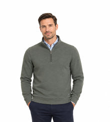 Daniel Grahame Half Zip Casual Sweater 32 - Green