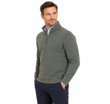 Daniel Grahame Half Zip Casual Sweater 32 - Green