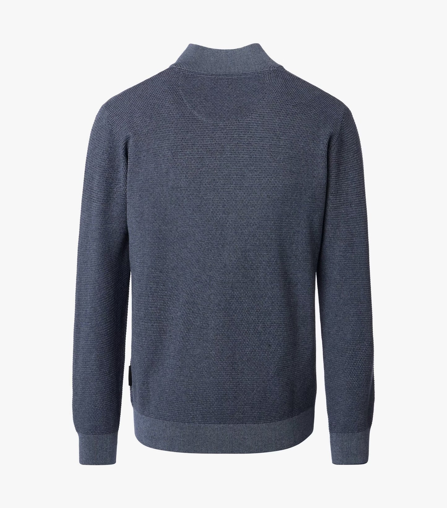 Casa Moda Troyer Knitted Half Zip Sweater 741 - Blue