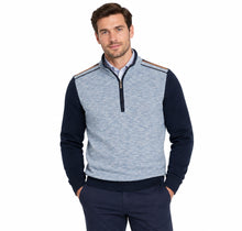 Daniel Grahame Half Zip Casual Sweater 78 - Navy