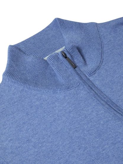 Daniel Grahame Half Zip Casual Sweater 22 - Blue