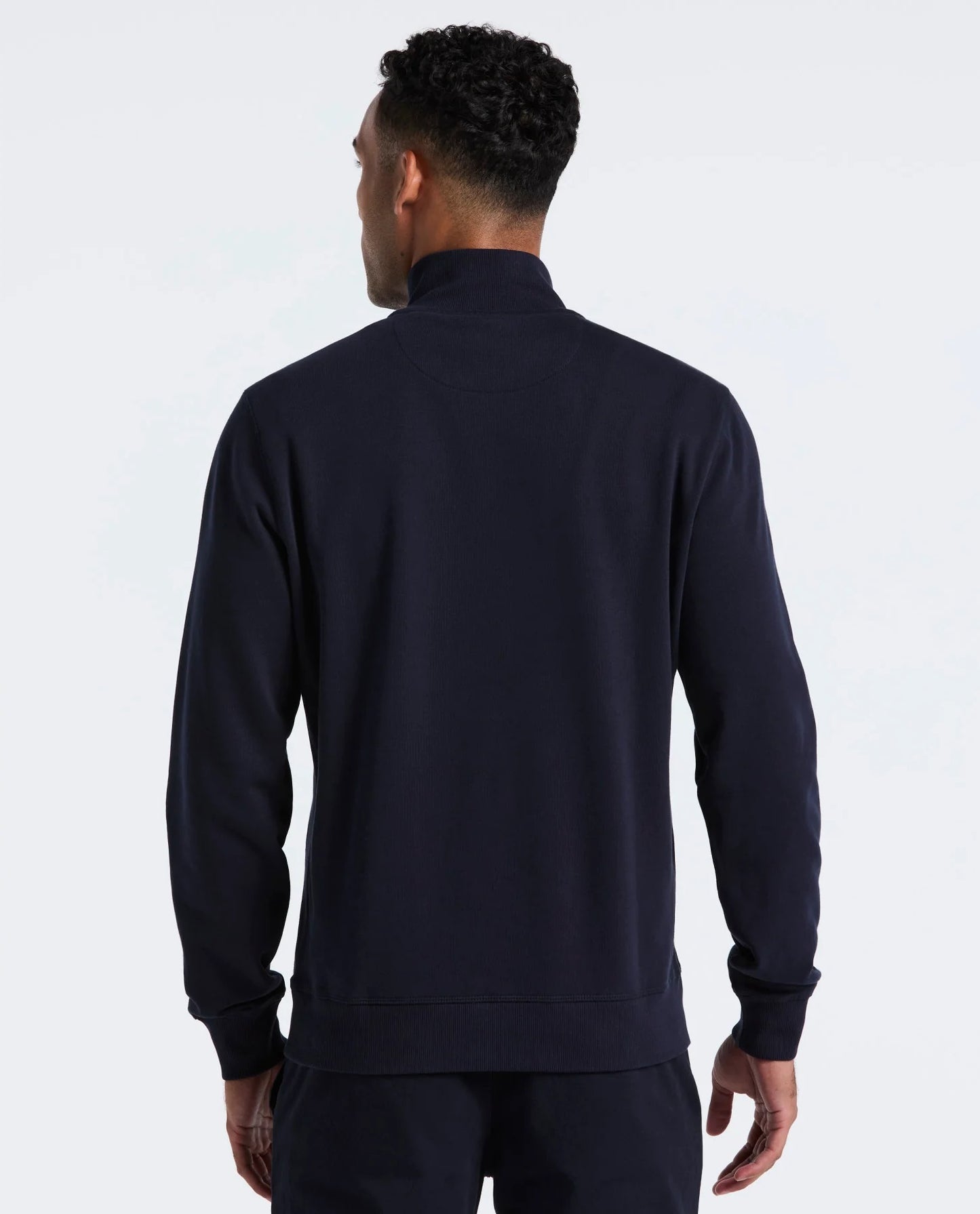 Original Penguin Sticker Pete Half Zip Sweatshirt - Dark Sapphire