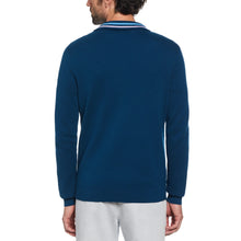 Original Penguin Half Zip Sweater - Poseidon Blue