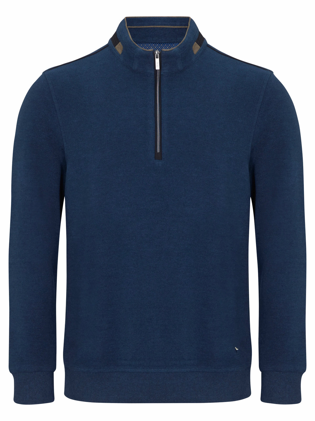 Daniel Grahame Half Zip Casual Sweater 25 - Blue