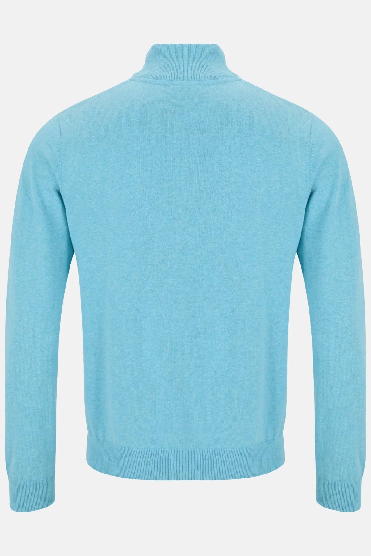 Gilded Gentlemen Harold Half Zip Sweater - Aqua