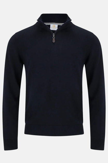 Gilded Gentlemen Harold Half Zip Sweater - Reed