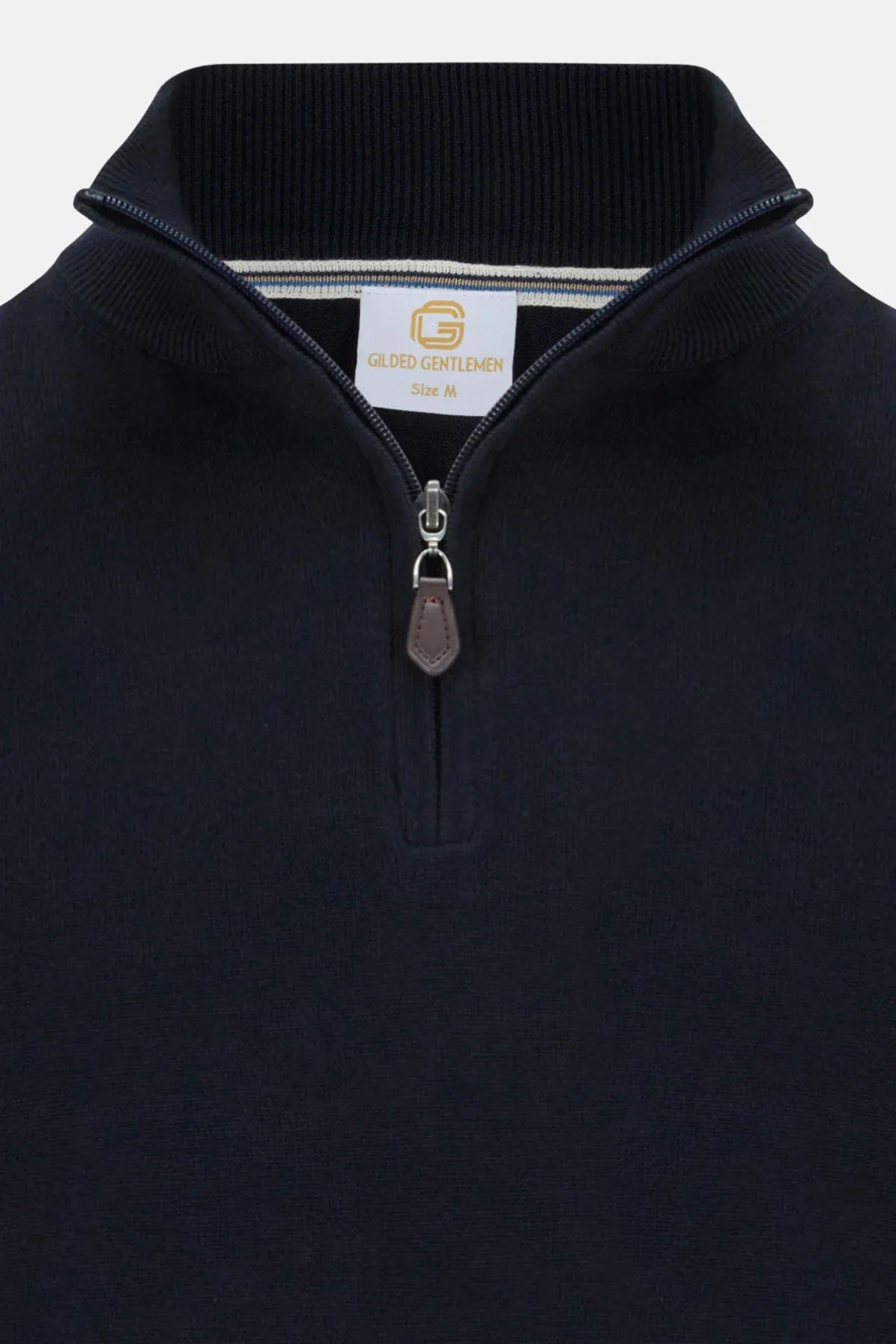 Gilded Gentlemen Harold Half Zip Sweater - Reed