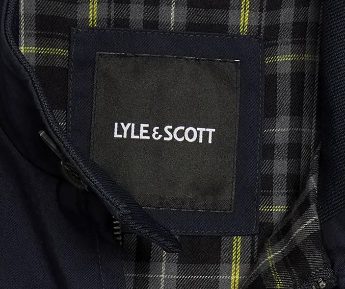 Lyle & Scott Cotton Harrington Jacket - Dark Navy