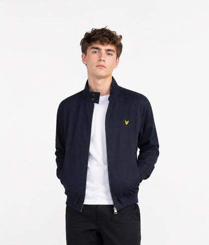 Lyle & Scott Cotton Harrington Jacket - Dark Navy