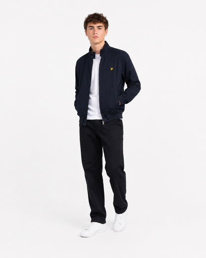 Lyle & Scott Cotton Harrington Jacket - Dark Navy