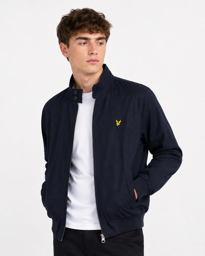 Lyle & Scott Cotton Harrington Jacket - Dark Navy