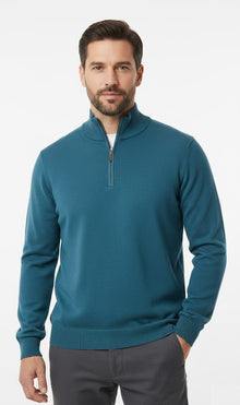 6th Sense Harry Half Zip Sweater - Midnight