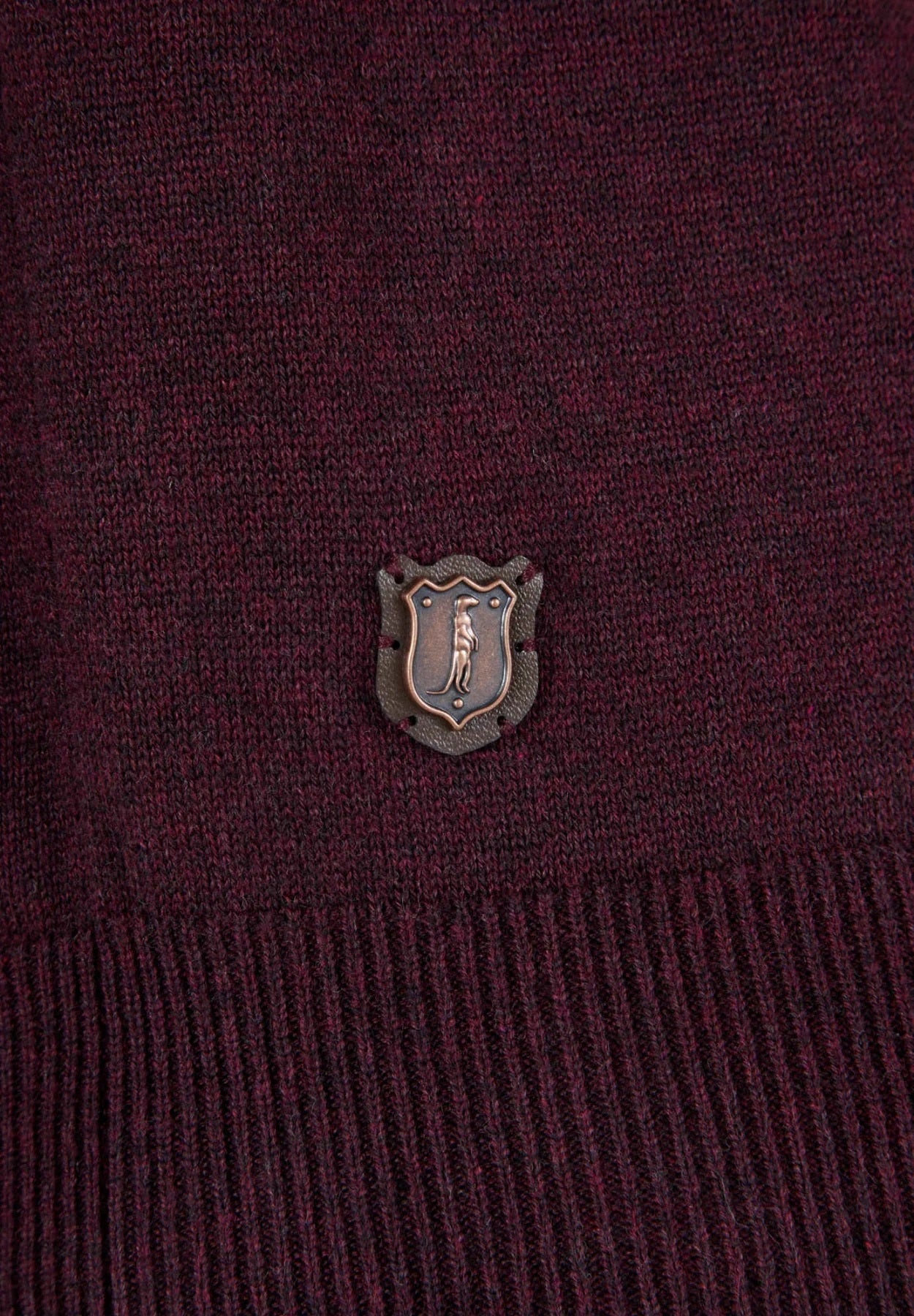 6th Sense Harry Half Zip Sweater - Port