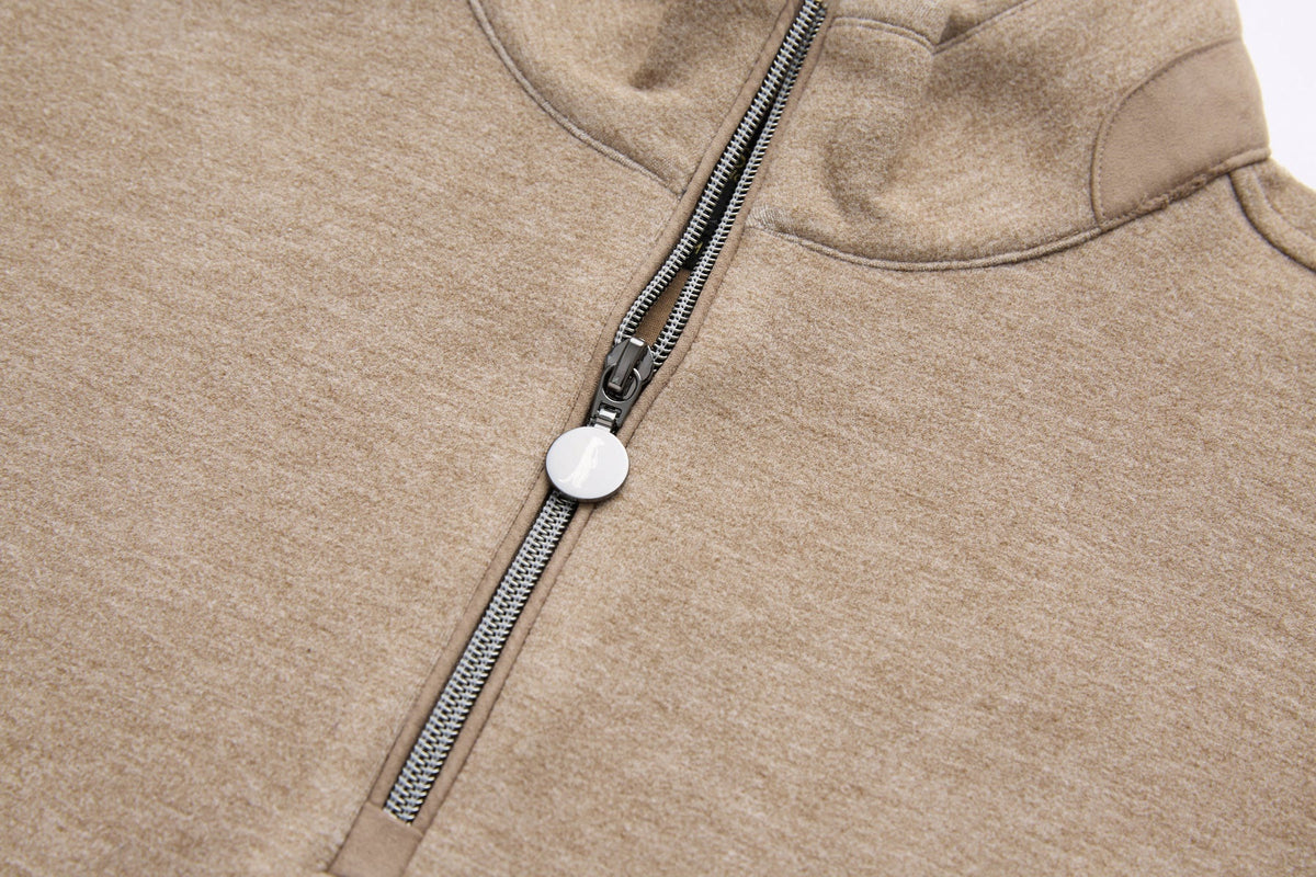 6th Sense Cloud Air Half Zip Sweatshirt - Taupe