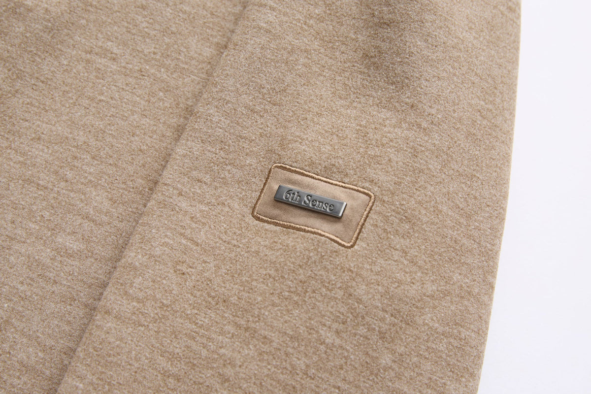 6th Sense Cloud Air Half Zip Sweatshirt - Taupe