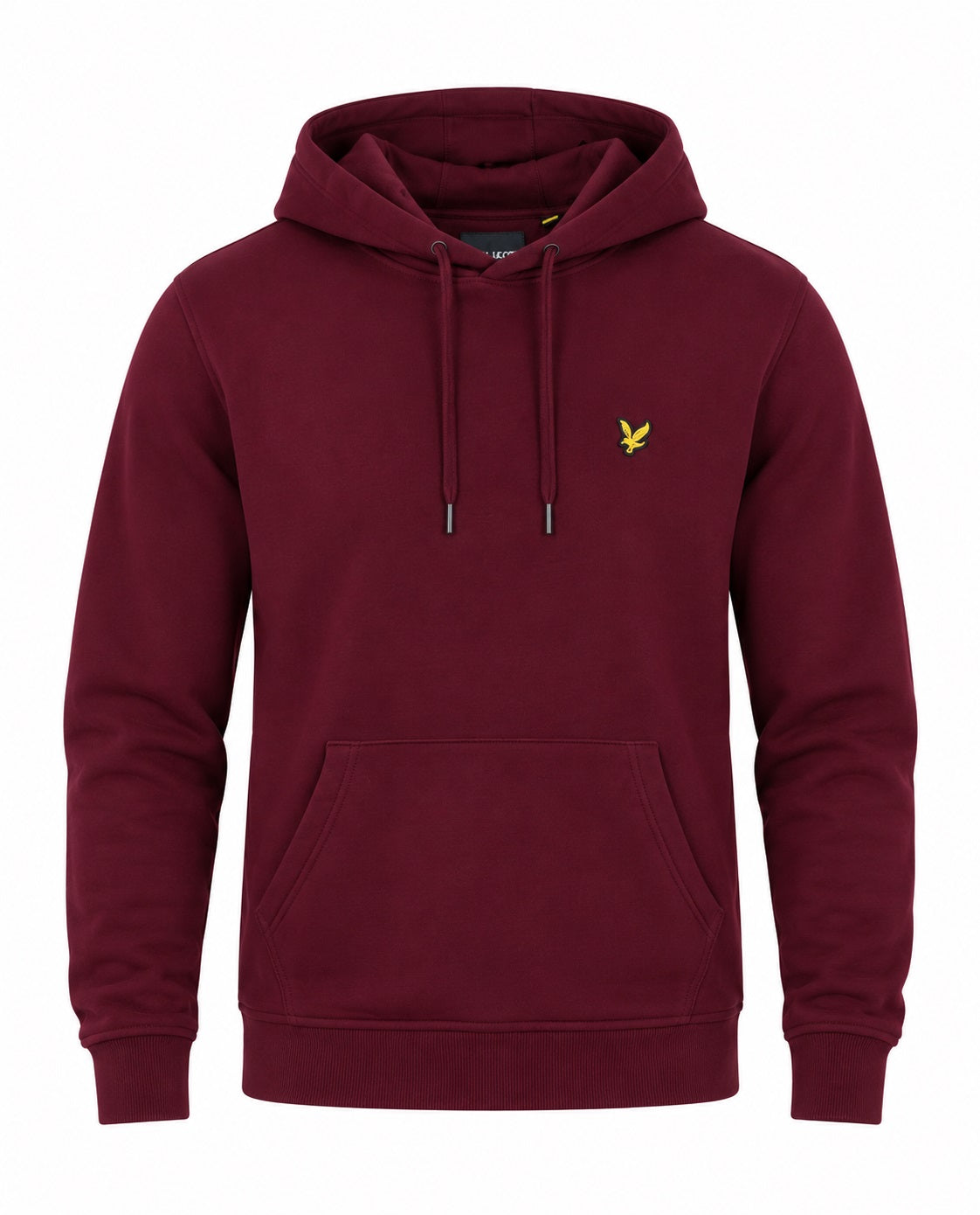 Lyle & Scott Loopback Pullover Hoodie - Burgundy