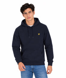 Lyle & Scott Loopback Cotton Hoodie - Dark Navy