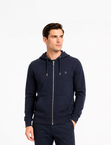 Original Penguin Full Zip Hoodie - Dark Sapphire