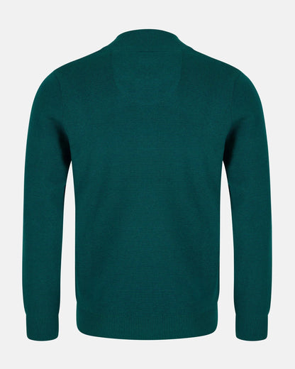 Andre Inch Half Zip Sweater - Forest