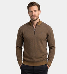Andre Inch Half Zip Sweater - Ecru